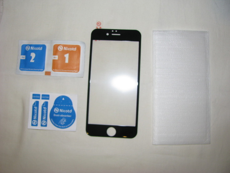 Защитное стекло 3D, 3Д на айфон iPhone 6,6s,6s+,7, 7+,8,8+ и Х, фото №3