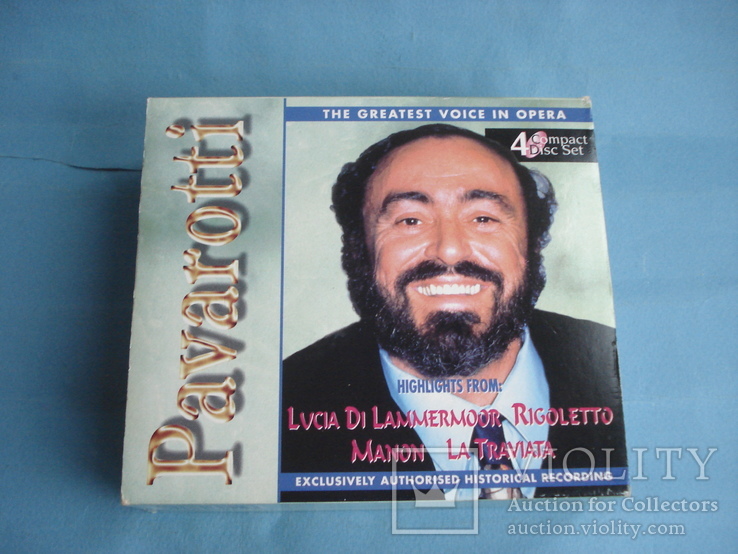 Паваротти (Pavarotti 4 Compact Disc Set) Великобритания, фото №2