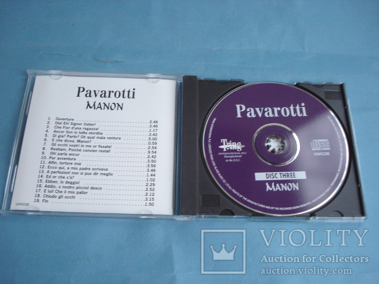 Паваротти (Pavarotti 4 Compact Disc Set) Великобритания, фото №10
