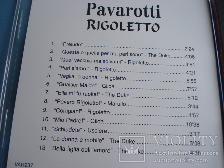 Паваротти (Pavarotti 4 Compact Disc Set) Великобритания, фото №13