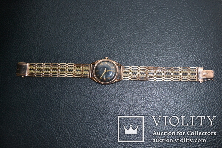 Золотые часы Кировские с браслетом, фото №2