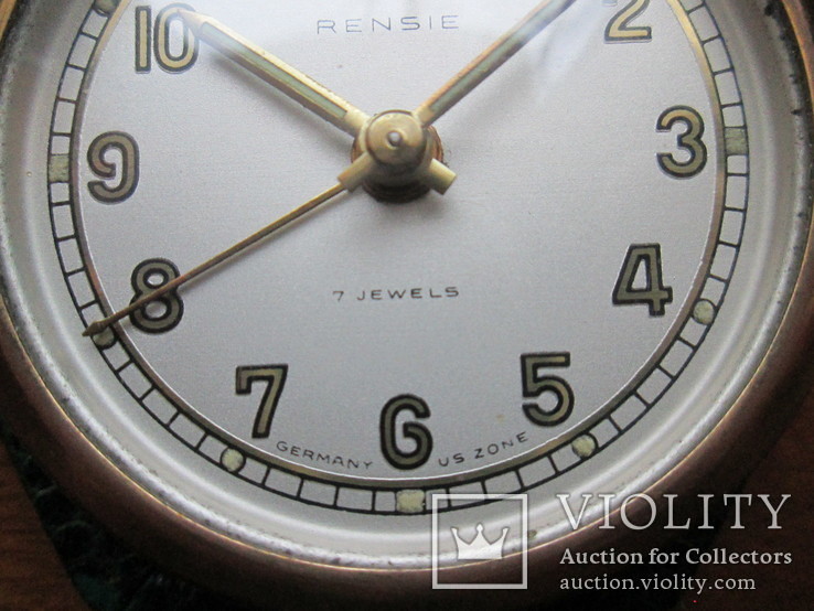 Карманные часы-будильник Rensie Германия(30-х годов), фото №9
