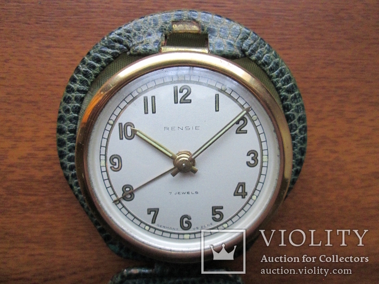 Карманные часы-будильник Rensie Германия(30-х годов), фото №11
