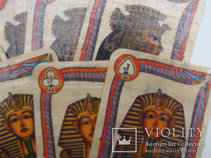 Папирусные египетские игральные карты, фото №7