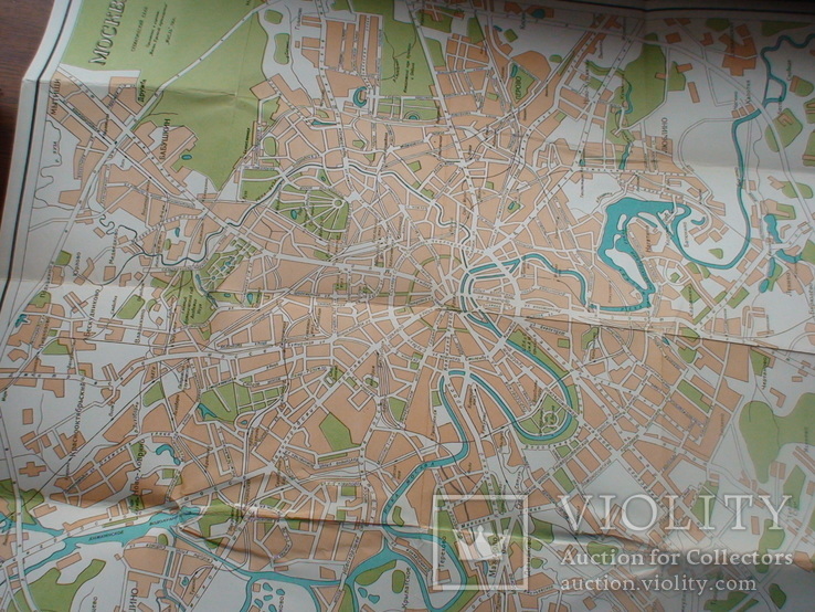 Москва (краткий путеводитель) + карта 1964р., фото №3