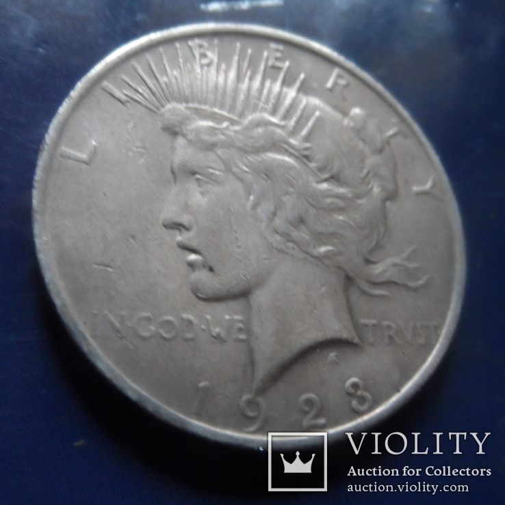 1 доллар 1923 серебро США  (1.4.12)~, фото №3