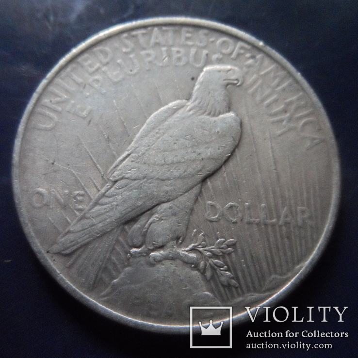 1 доллар 1923 серебро США  (1.4.12)~, фото №4