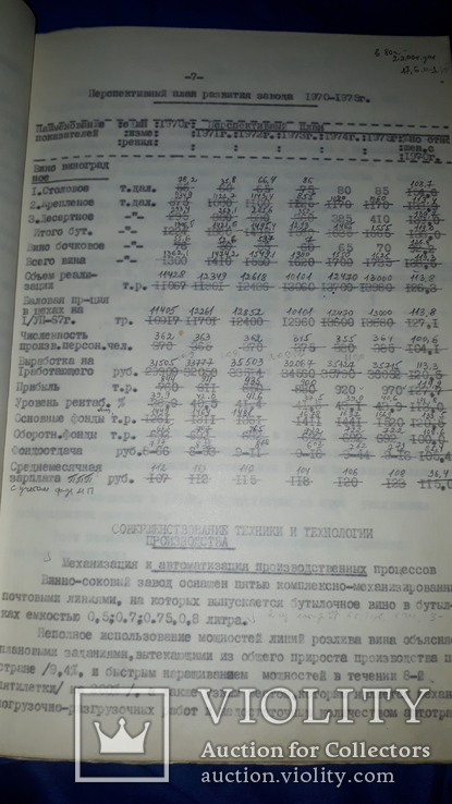 1971 Комплексный план Белгород-Днестровского винного завода, фото №8