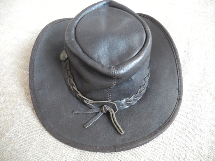 Шляпа кожаная вестерн BARMAH p. M ( Australia ) Новое, фото №5