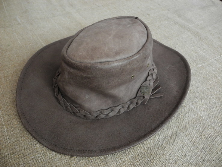 Шляпа кожаная вестерн  p. L ( Australia ) НОВОЕ оригинал, фото №2