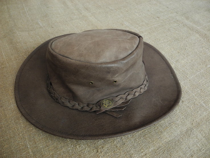 Шляпа кожаная вестерн  p. L ( Australia ) НОВОЕ оригинал, фото №4