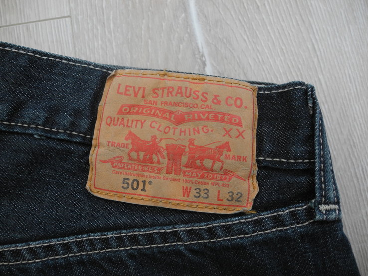 Джинсы Levis 501 33/32 ( Mexico USA ) Новое , фото №3