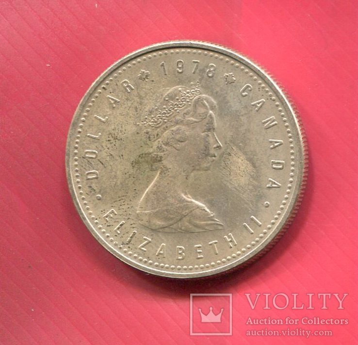 Канада 1 доллар 1978 серебро Эдмонтон, фото №3
