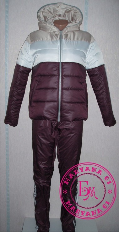 Зимний утеплённый костюм Шоколад - L (48), фото №4