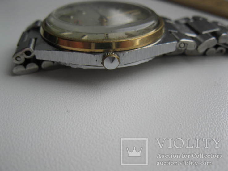 Часы Слава кварц с родным браслетом СССР, фото №5