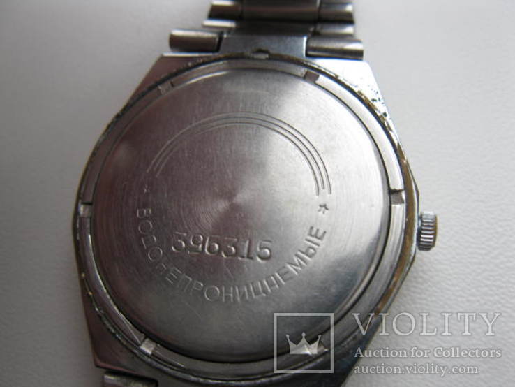 Часы Слава кварц с родным браслетом СССР, фото №7