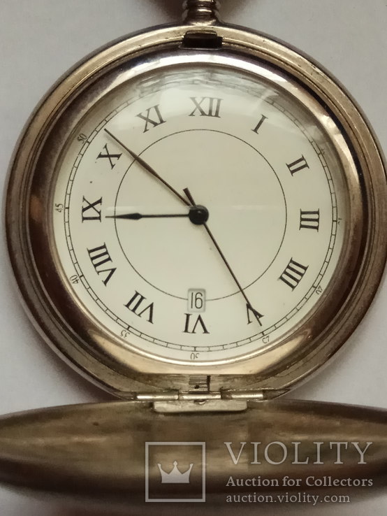 Часы карманные кварц механизм Ronda пр. Швейцария, фото №5