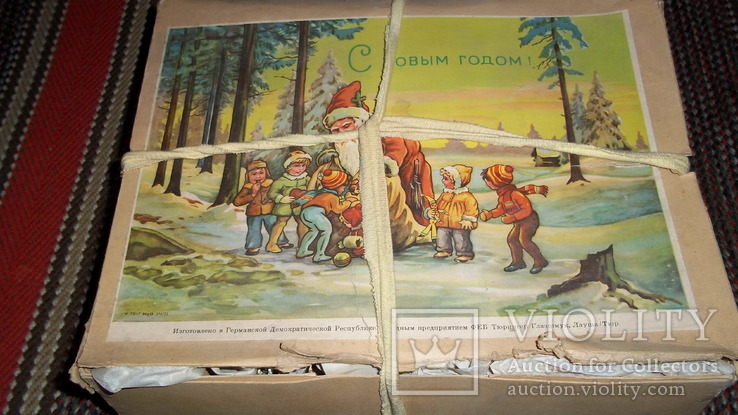 Набор Ёлочных Игрушек ГДР 1976 год (47 штук, в коробке), фото №10