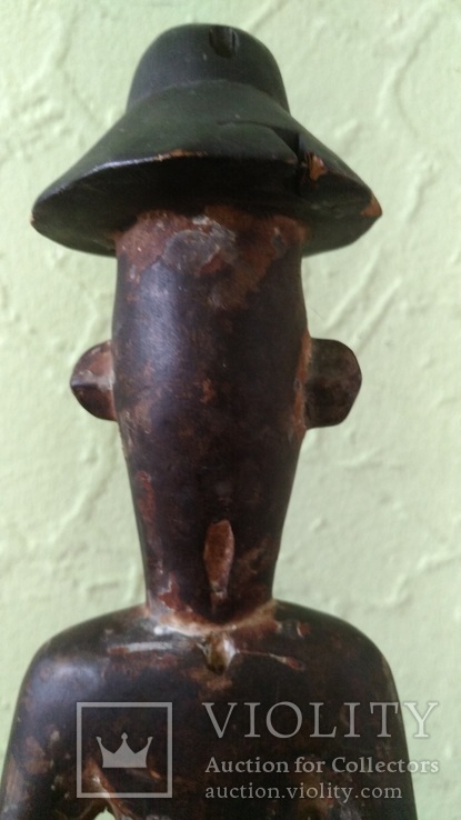 Африканская статуэтка конго. Пр. 1880 - 1900, фото №7