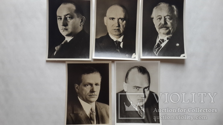 Фотографии - вкладыши лидеров Третьего  Рейха Германия.