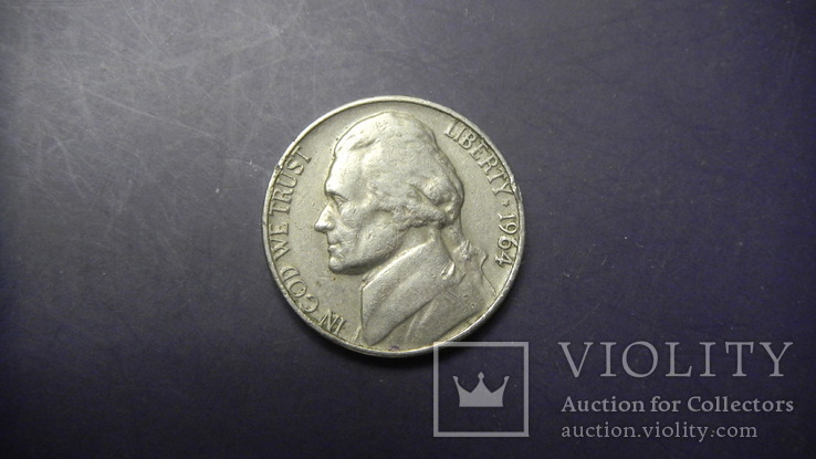 5 центів США 1964, фото №2