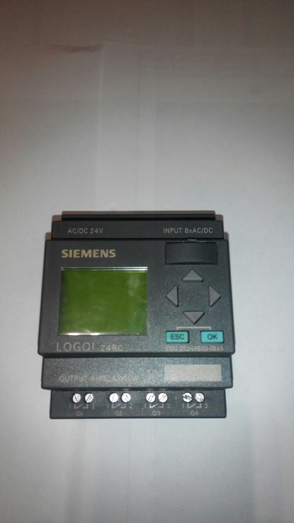 Логический модуль  (контроллер) с дисплеем Siemens LOGO. 24RC, фото №8