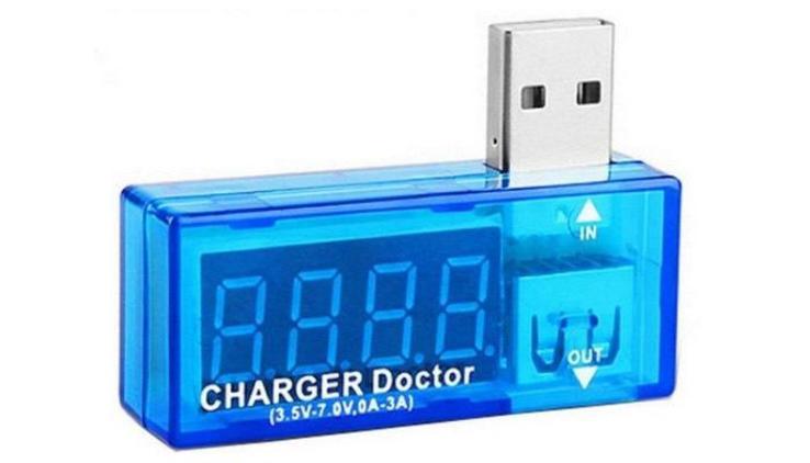 Charger Doctor - тестер Вольт и Ампер на USB