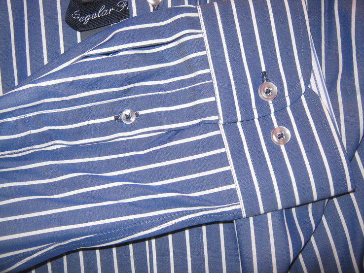 Мужская рубашка р.L (50-52) 100% хлопок из Германии., фото №5