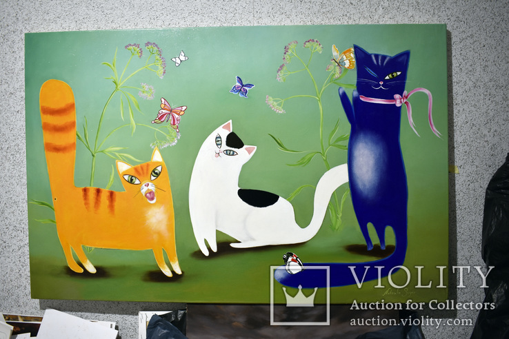 Картина "Коты и валериана", фото №3