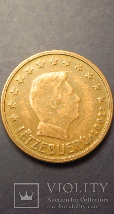 2 євроценти Люксембург 2002, фото №2