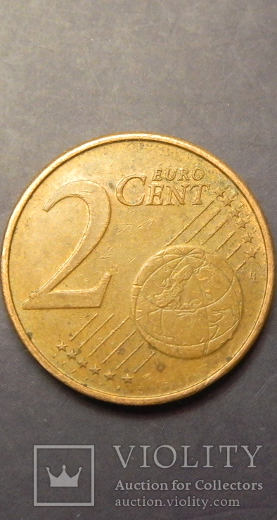 2 євроценти Люксембург 2002, фото №3