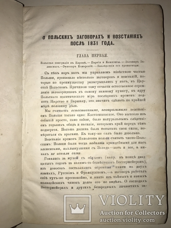 1873 О Польских заговорах книга во всех каталогах редкостей, фото №3