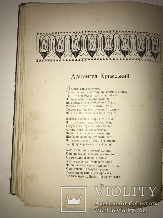 1903 Прижизненное И.Франко Сборник Аккорды с Эффектными иллюстрациями, фото №6