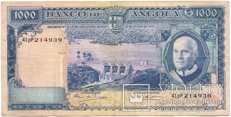 Ангола 1000 эскудо 1970, фото №2