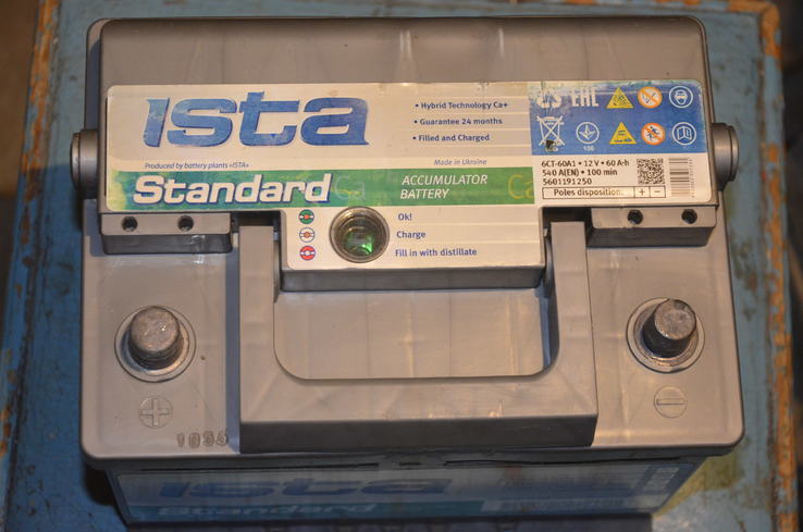 Автомобильный аккумулятор ISTA 6СТ-60 А1 Standard, фото №4