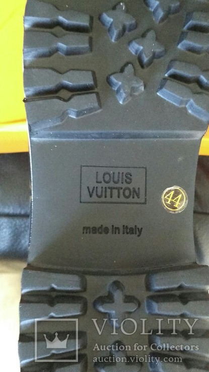 Louis Voitton Мужские кожаные сапоги сделаные в Италии. Новые, фото №8