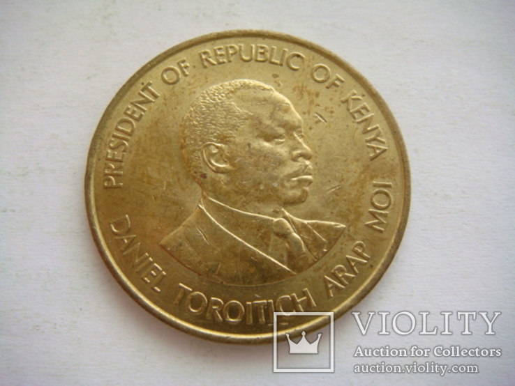Кения 10 центов, 1991, фото №3