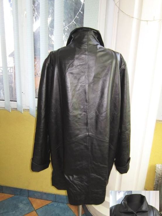 Оригинальная большая женская кожаная куртка ARITANO. Италия. Лот 326, фото №4