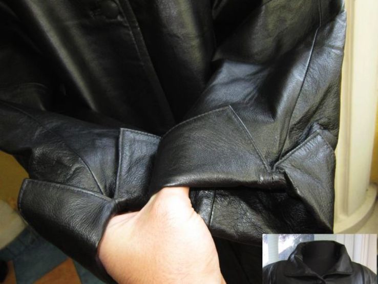 Оригинальная большая женская кожаная куртка ARITANO. Италия. Лот 326, photo number 6