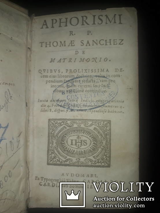 1629 Афоризмы о браке Томаса Санчеса, фото №2