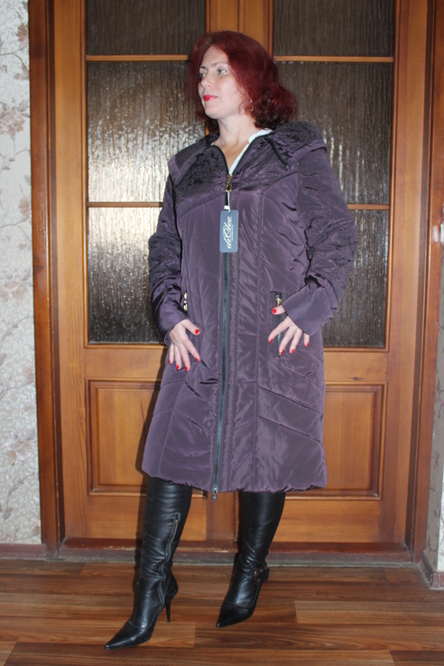 Пальто зима (силикон) 60размер, фото №2