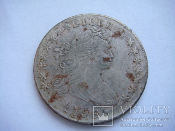 Доллар США 1796(копия), фото №3