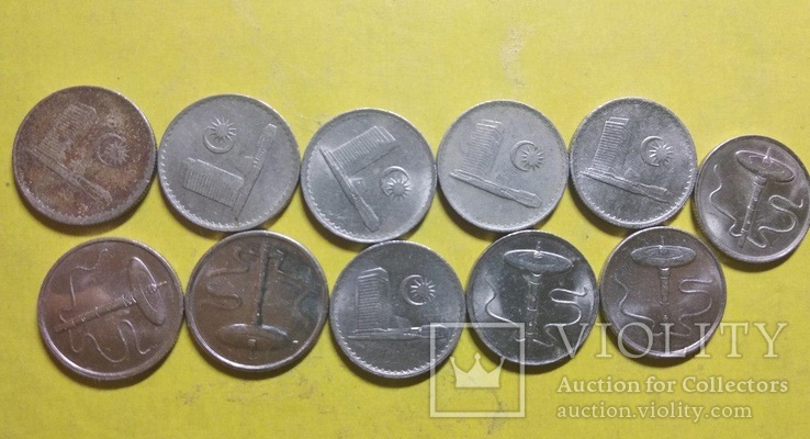Монети Малазія, 11 шт., фото №5
