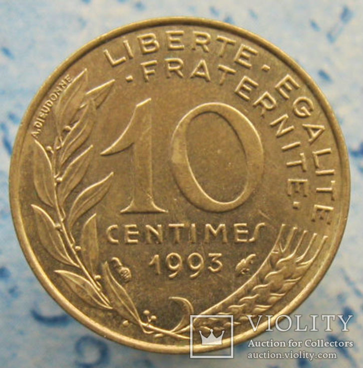 Франція 10 сантимів 1993 р.