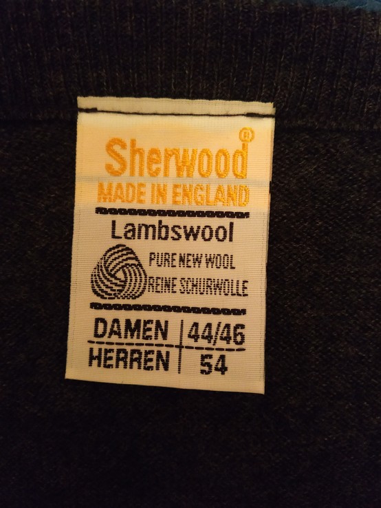 Джемпер SHERWOOD Англия сертиф. WOOLMARK р-р 54, numer zdjęcia 7