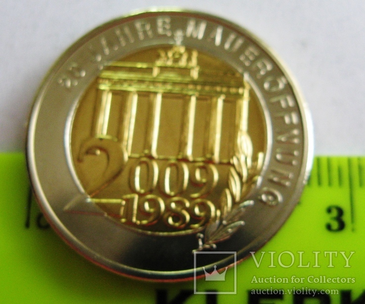 Германия, набор евротокенов*23 шт 2009 "20 лет падения Берлинской стены", фото №4