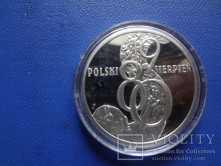10 злотых  2010  Польша серебро  (Ж.5.16)~, фото №3