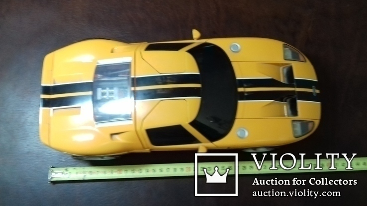 2003 MegaBloks ProBuilder Ford GT yellow пластмассовый конструктор сделано в Канаде, фото №4