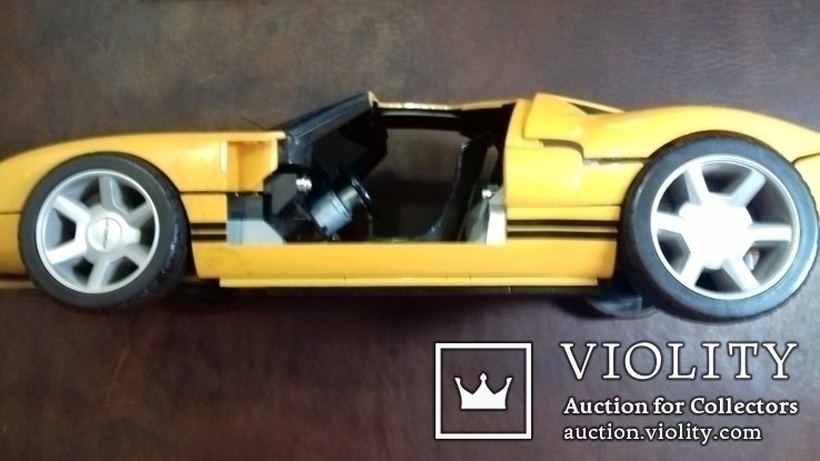 2003 MegaBloks ProBuilder Ford GT yellow пластмассовый конструктор сделано в Канаде, фото №13