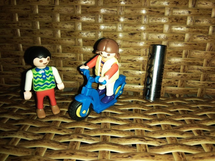 Фирменные фигурки Плеймобиль PLAYMOBIL.Скутер, человечки плеймобиль., фото №8